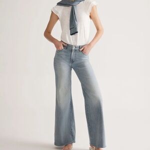 WHBM Hi-rise wide leg jean 16R NWT Harper Original wash , everyday soft